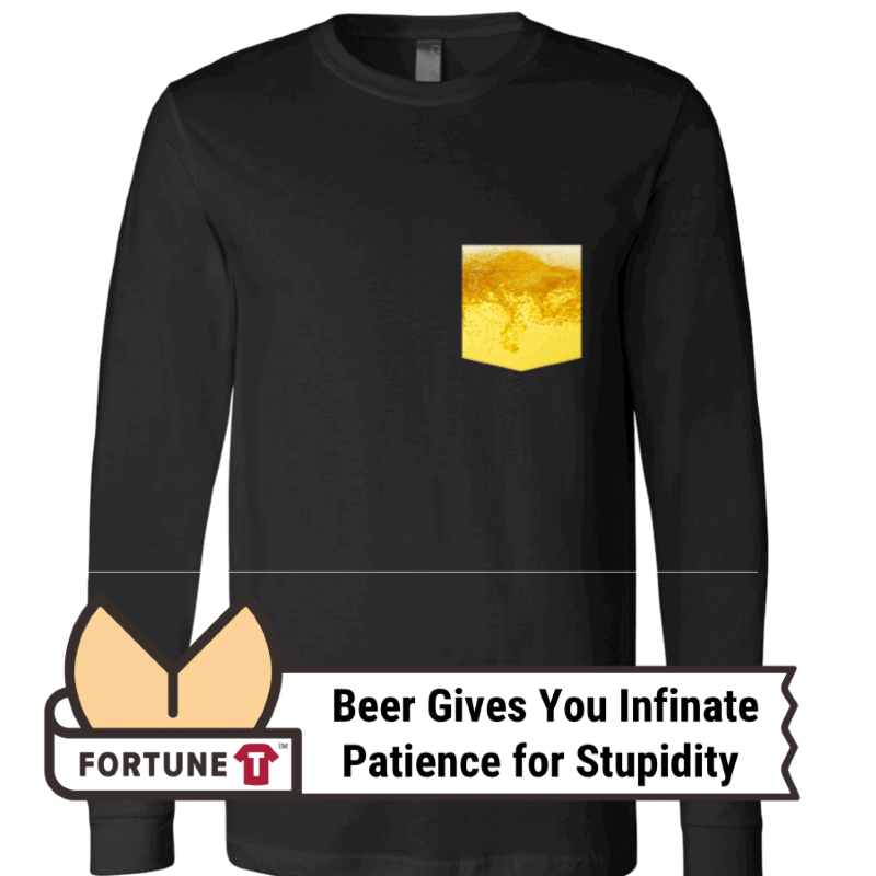 Beer pocket shirt