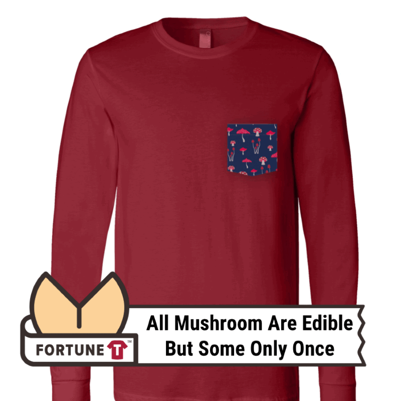Mushroom pocket long sleeve shirt